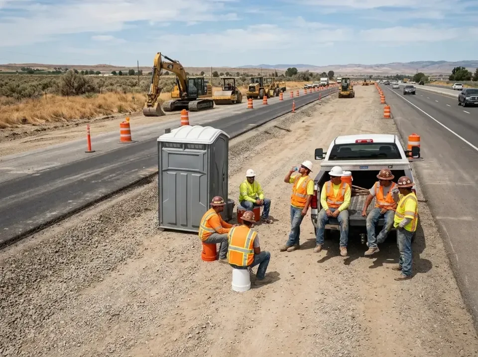 highway-road-construction-crew-007 — frequently asked questions, Porta Potty and Restroom Rentals in Crozet, VA